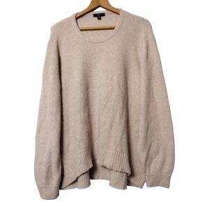 JCrew High-Low Waffle Sweater In Supersoft Yarn Size 2X